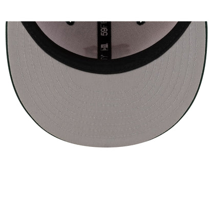 Miami Hurricanes Chrome Block 59FIFTY Fitted Hat